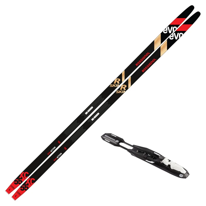 2023 Rossignol Evo XC 55 R-Skin Skis w/ Control Step In Bindings