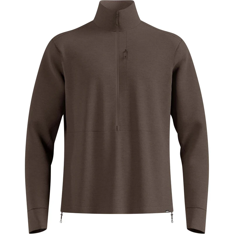 Grid Fleece Mid Layer half-zip