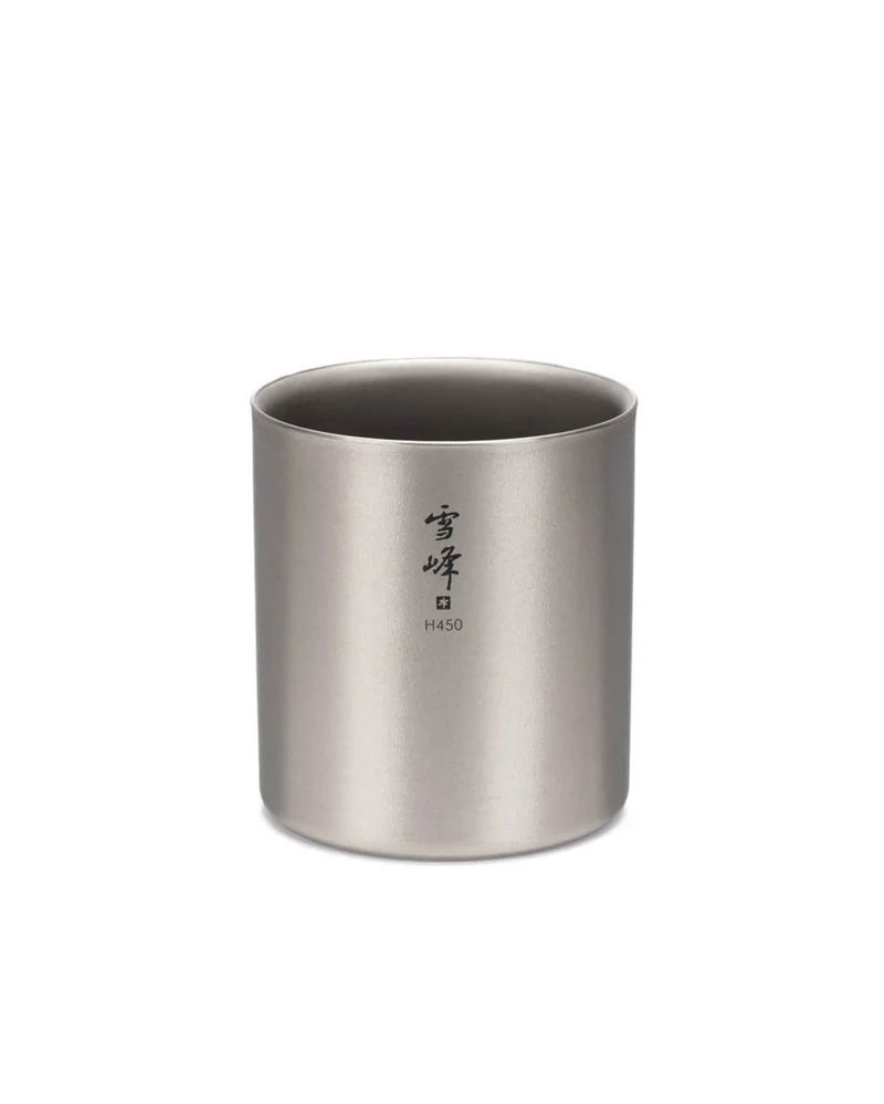 Snow Peak Titanium Double Wall H450 Stacking Mug