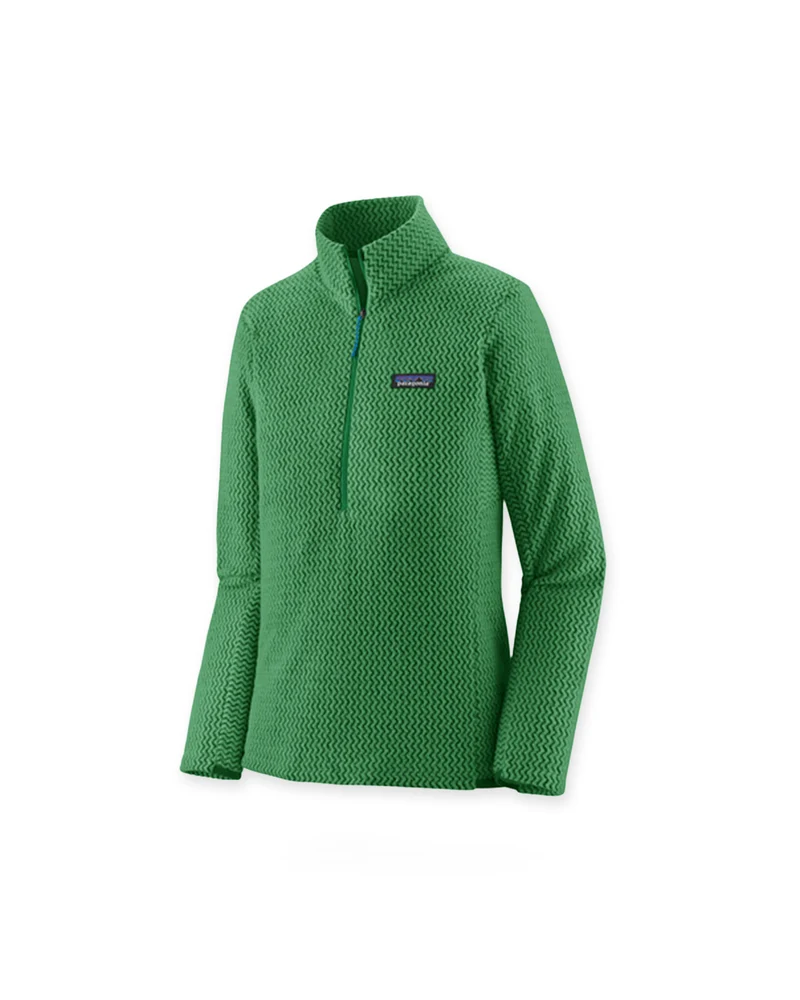 Patagonia Women's R1® Air Zip Neck Gather Green