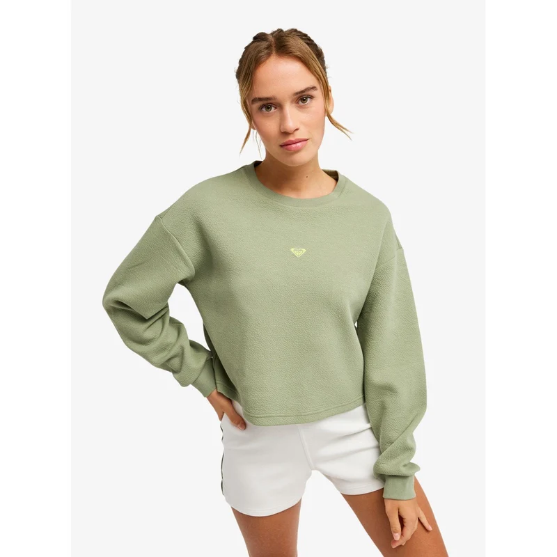 Rise And Vibe Textured Crew Neck