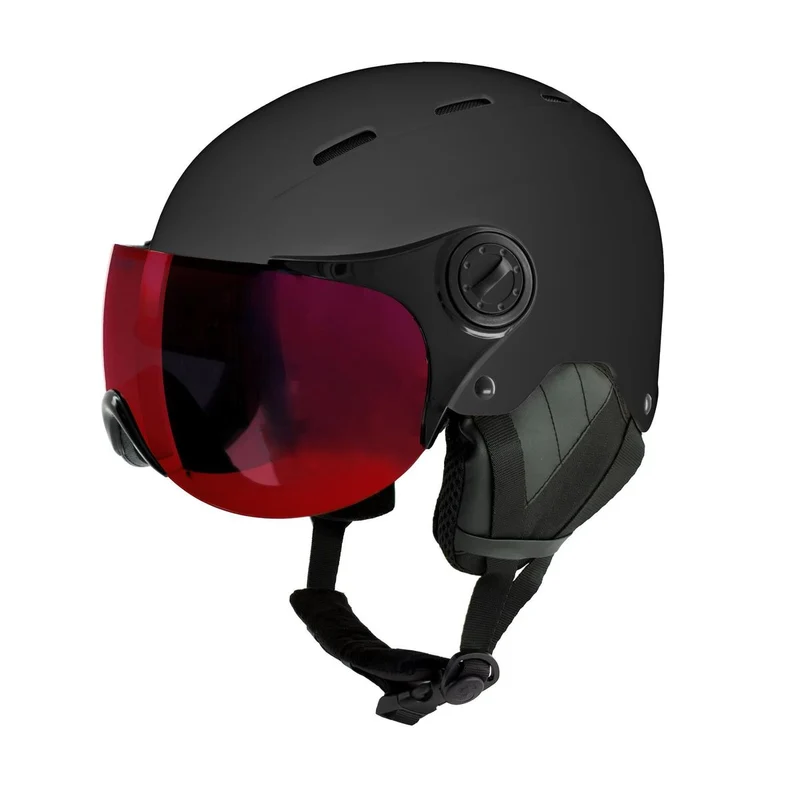 Sinner TYPHOON VISOR Skihelm - Mat Zwart