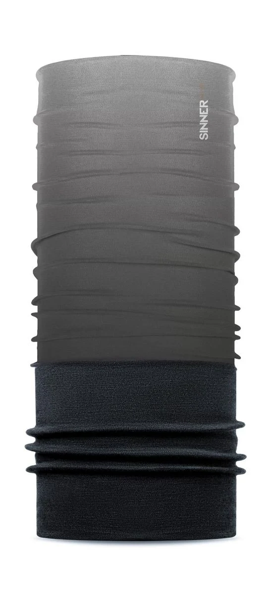 Sinner Gradient Fleece Bandana nekwarmer zwart