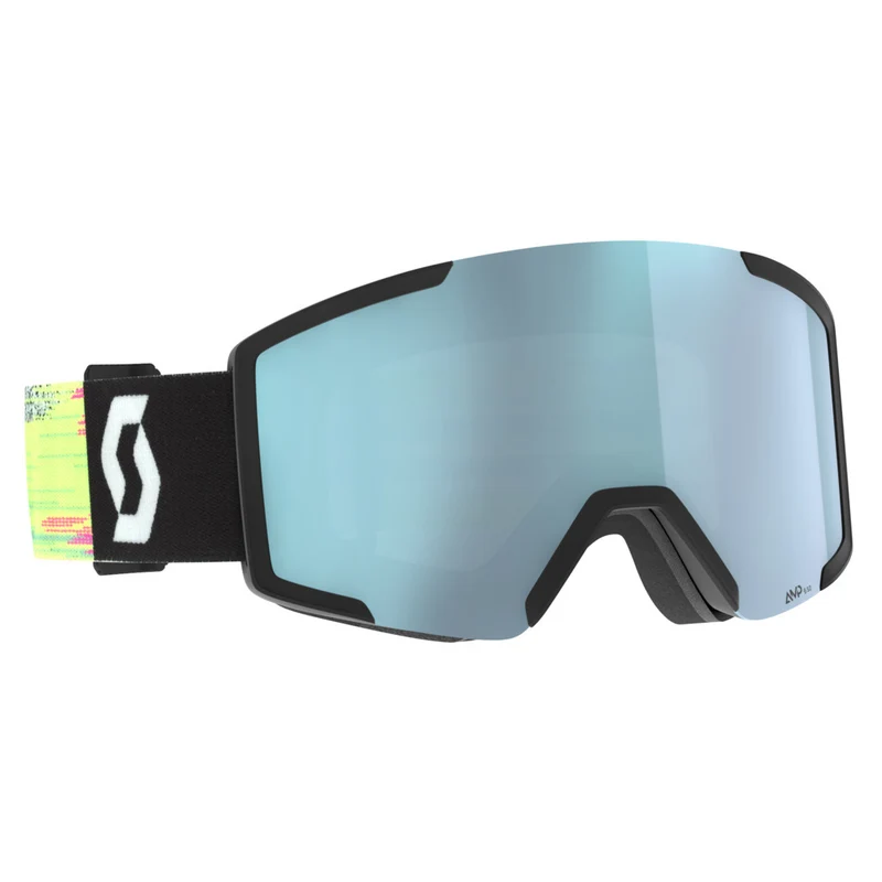 Scott Shield + Extra Lens Skibril - Zwart/Geel