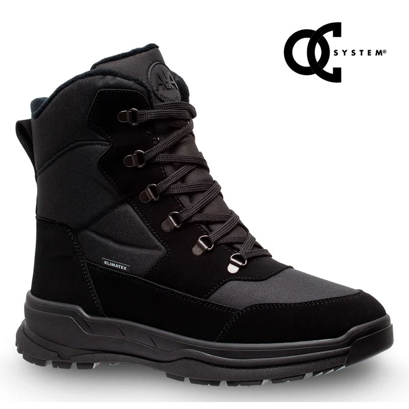 Antarctica 4258 OC Snowboots met Spikes Heren - Zwart