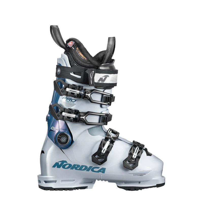 Nordica Promachine 105w GW LV skischoenen wit/blauw dames