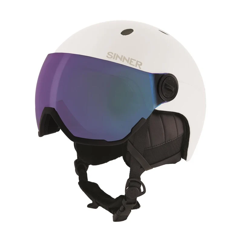 Sinner TITAN VISOR TRANS+ Lens Skihelm - Wit