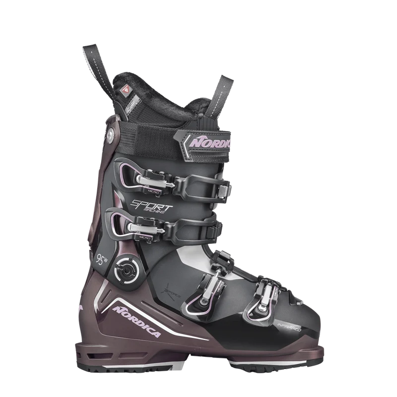 Nordica Sportmachine 3 95w GW HV skischoenen zwart/paars dames