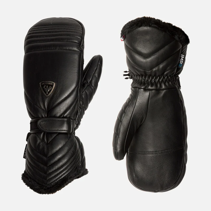 Rossignol Select Leather Impr Mitten Skiwanten Dames - Zwart