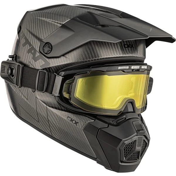 CKX AMS Titan Helmet Solid Carbon Fiber- Apex Goggle included