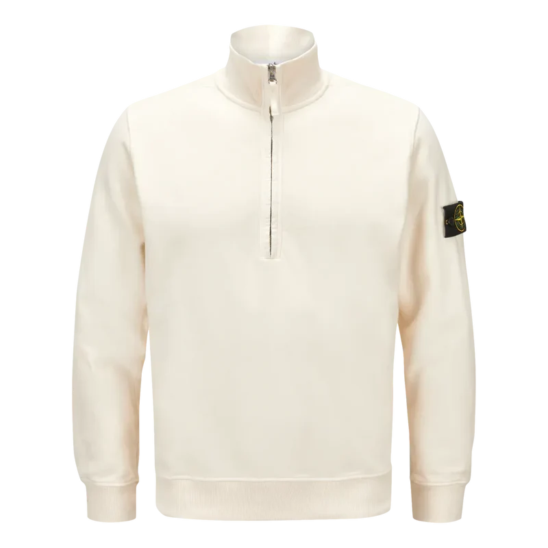 Stone Island Half Zip Polo Trui Half-Zip Ivoor - Match Laren