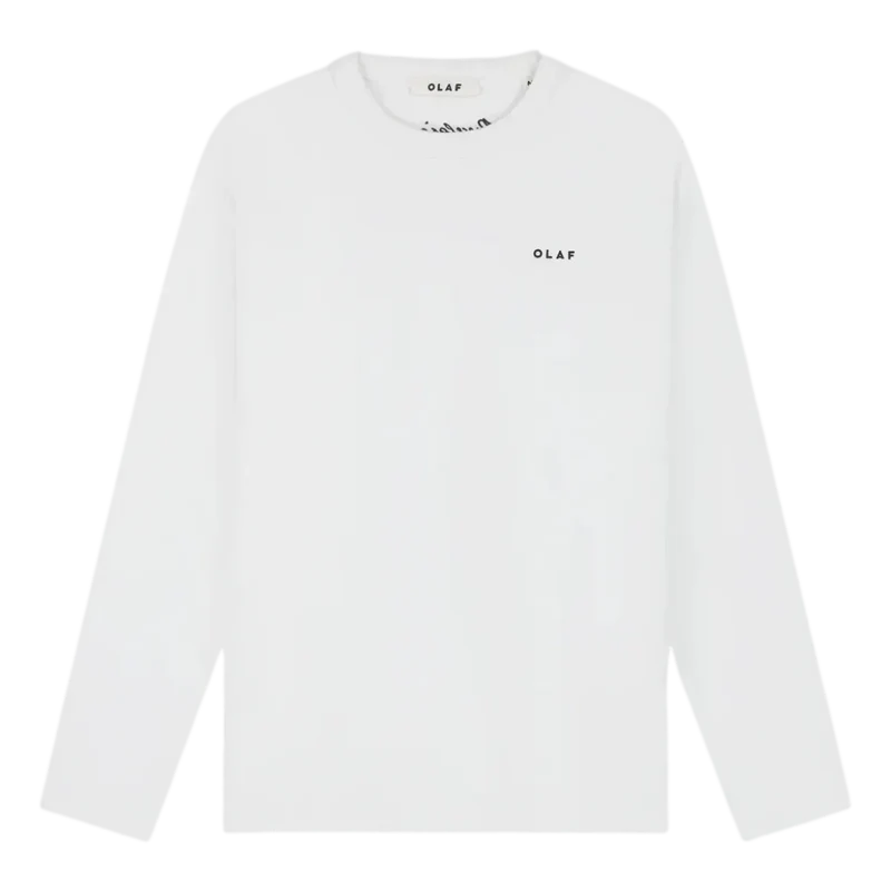 Olaf Western Embroidery Logo T-Shirt Wit - Match Laren