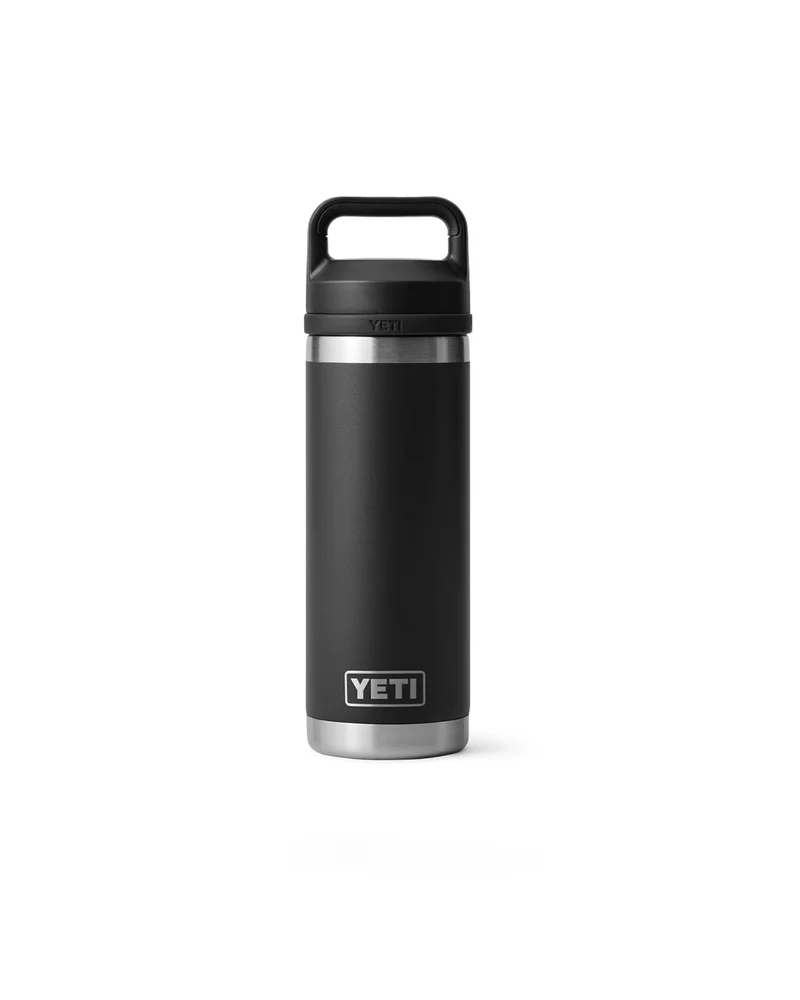 Yeti Rambler 18 Oz Bottle Chug Black 532ml