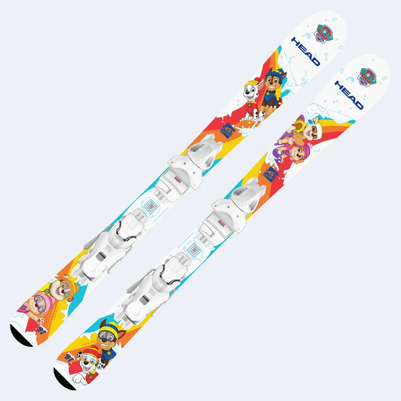 2027 Head Paw Patrol JRS Skis W/ JRS 4.5 Bindings