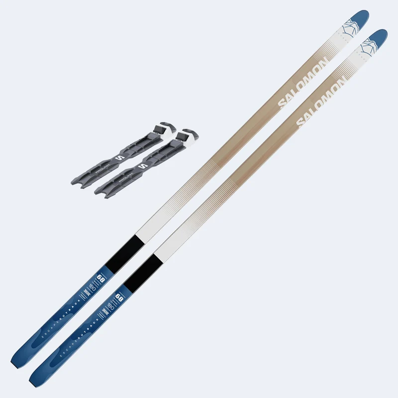 2024 Salomon Escape Outback 68 Positrack Cross Country Skis W/ Prolink Auto Bindings