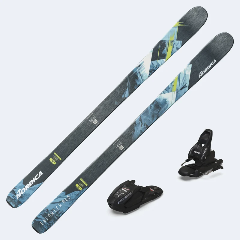2026 Nordica Enforcer 80 S Junior Skis with Marker Free 7 GW Bindings
