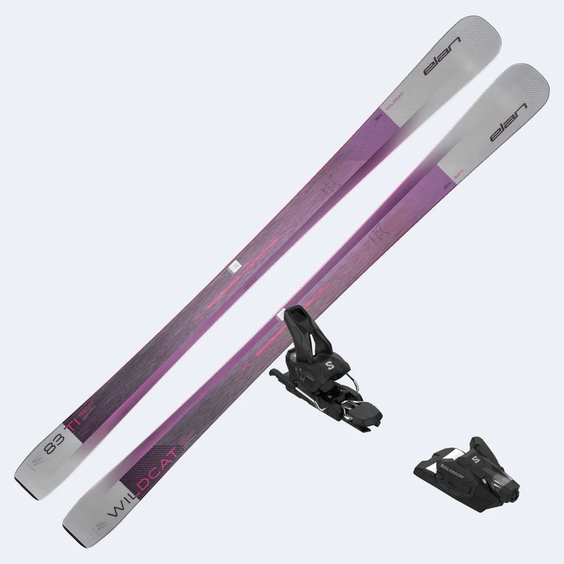 2027 Elan Wildcat 83 TI Skis with Salomon Strive 12 Bindings