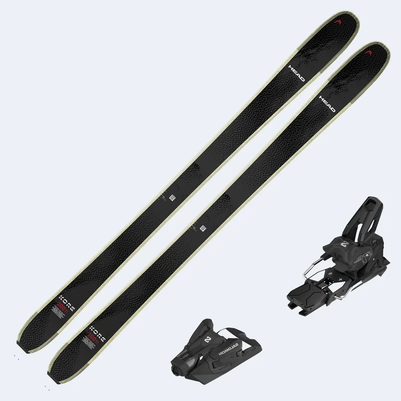 2026 Head Kore 100 Ti Skis with Salomon Strive 14 GW Bindings
