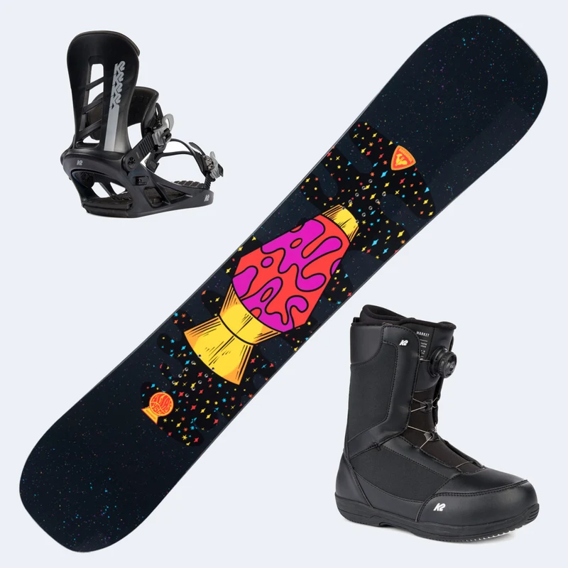 2025 Rossignol Alias Junior Snowboard with K2 Market Boots And K2 Sonic Bindings