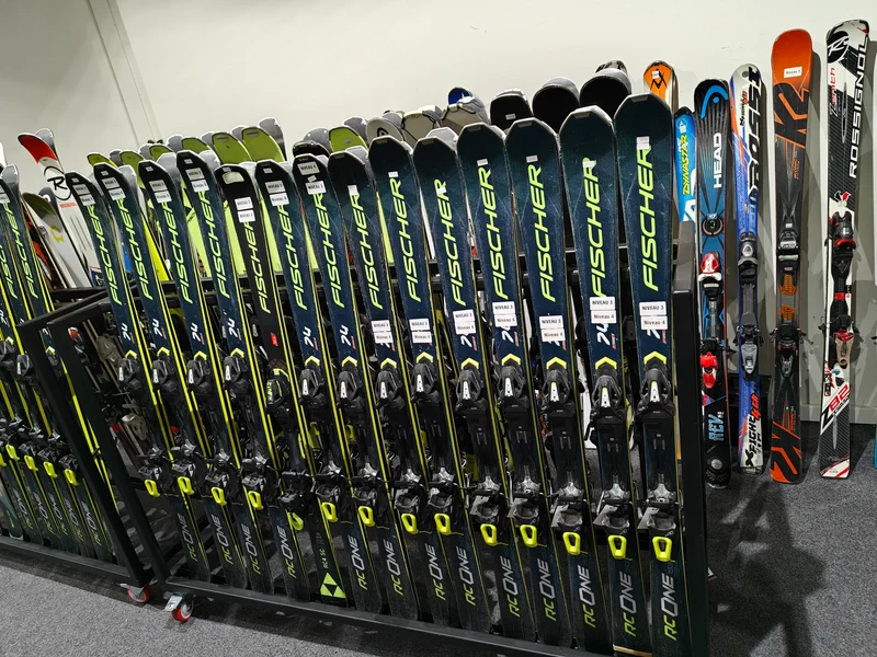 Rek 16: Fischer ski's gebruikt tussen 153 - 160 cm