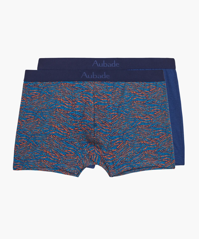 Aubade Homme Pack 2 boxers Blue Tiger