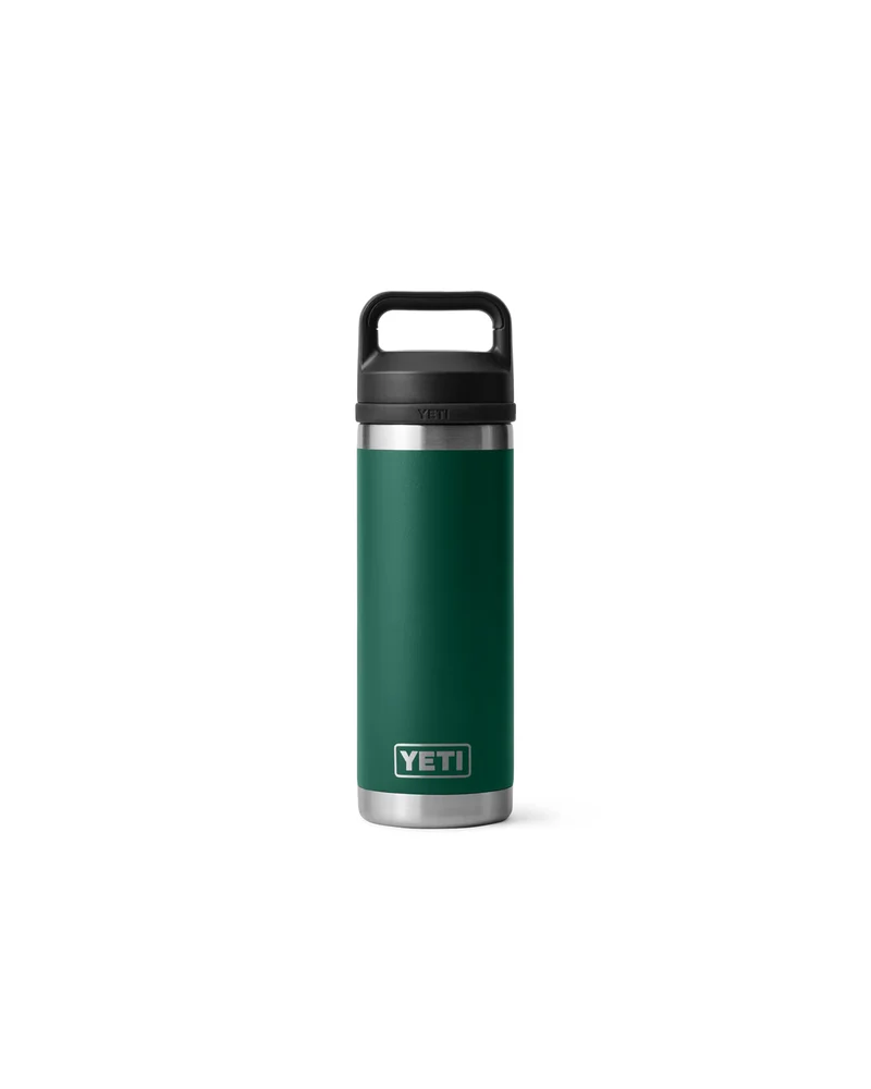 Yeti Rambler 18 Oz Bottle Chug Black Forest Green [532ml]