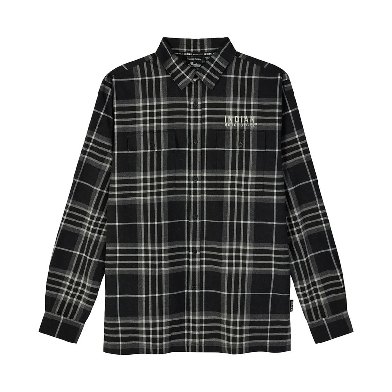 Men's San Antonio Plaid Shirt, Black