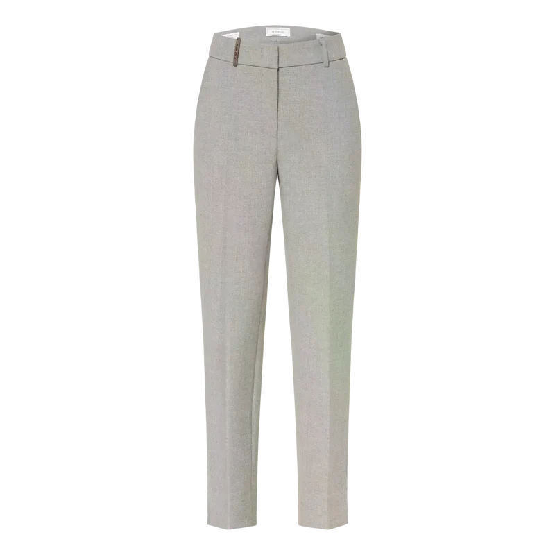 Peserico Pantalon Lichtgrijs - Match Laren