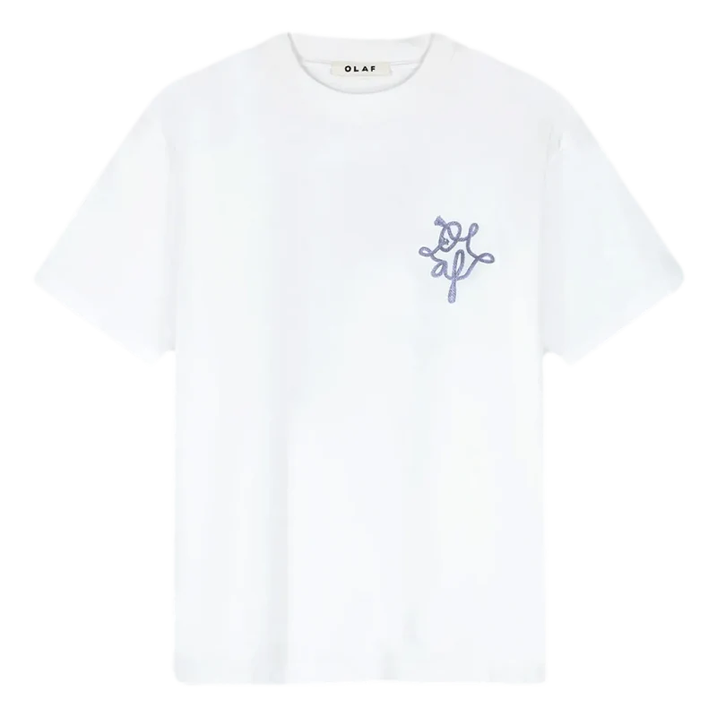 Olaf Lasso Monogram Tee Wit - Match Laren
