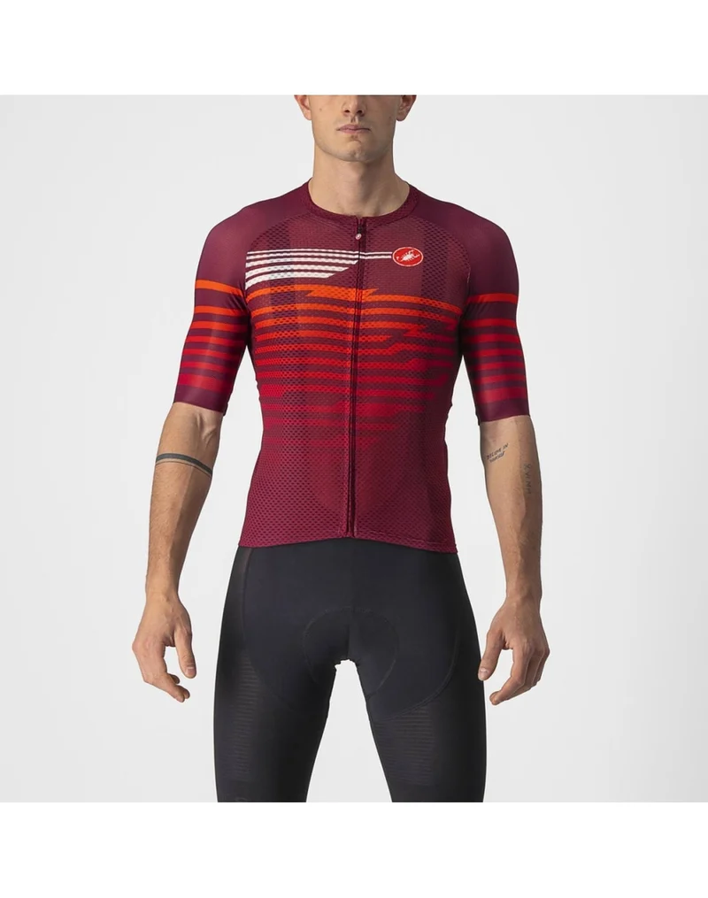 CASTELLI CLIMBER'S 3.0 單車衫 短袖騎行衣 酒紅色/紅色
