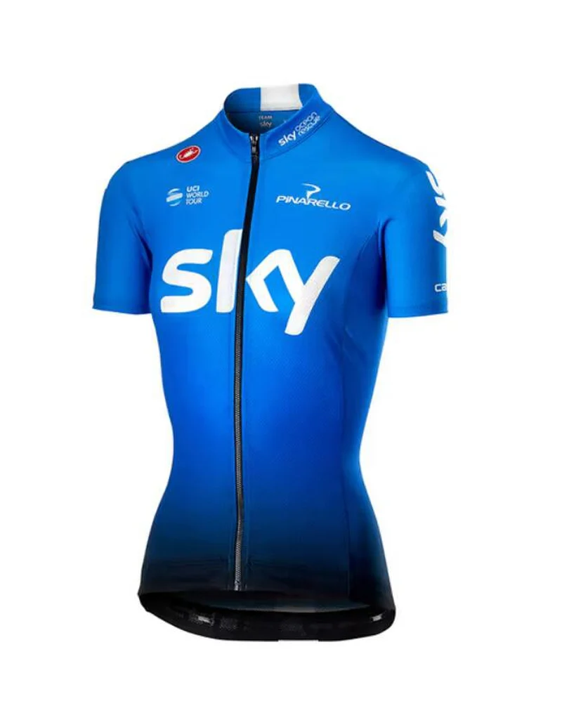 CASTELLI TEAM SKY FAN 19 WOMEN JERSEY OCEAN RESCUE