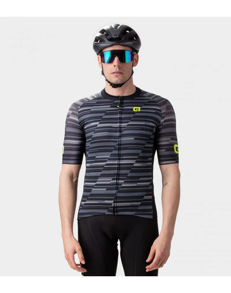 ALE SOLID STEP SS JERSEY BLACK