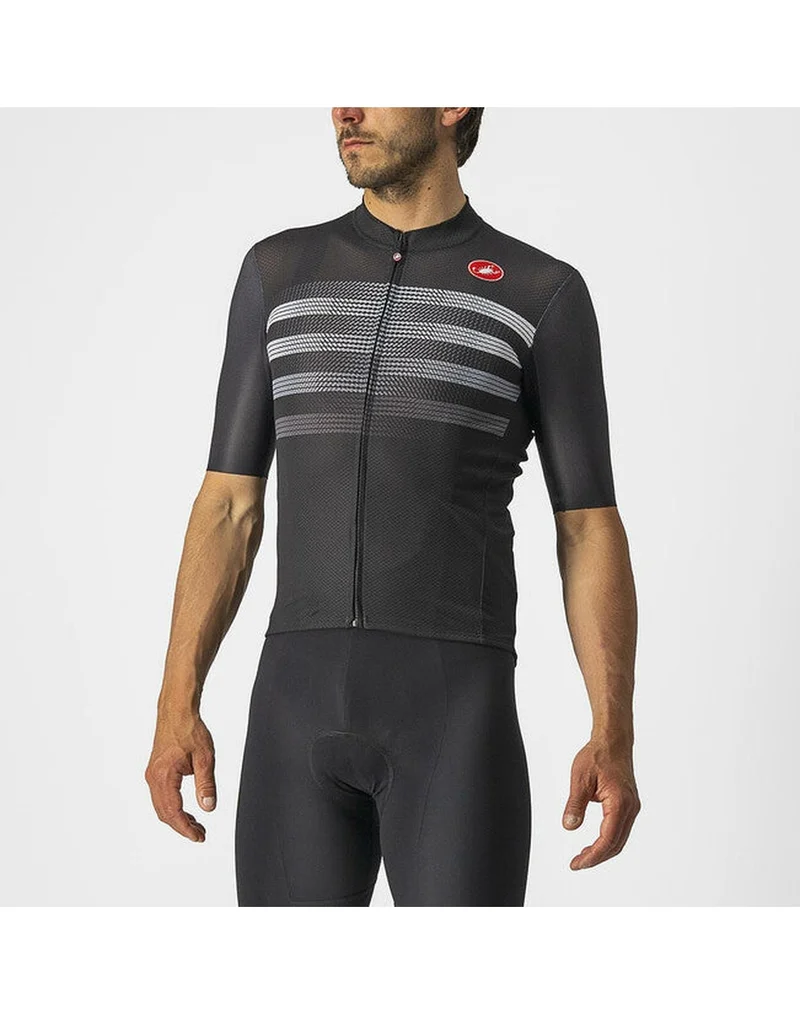 CASTELLI ENDURANCE PRO JERSEY LIGHT BLACK WHITE GRAY 單車衫