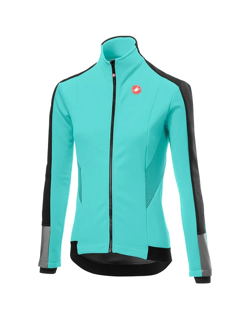 CASTELLI MORTIROLO 3 WOMEN JACKET GLACIER LAKE DARK GRAY
