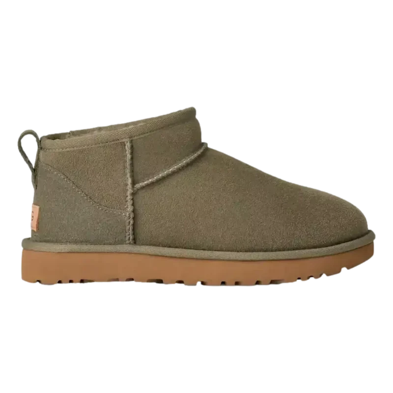 Ugg Classic Ultra Mini Laars Groen - Match Laren