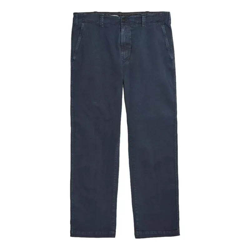 Stone Island Katoenen Chinobroek Donkerblauw - Match Laren