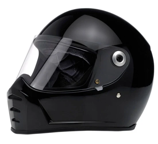 Biltwell Lane Splitter Helmet - Gloss Black