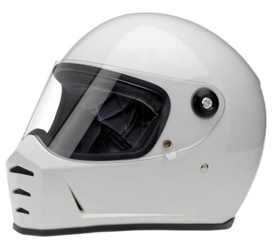 Biltwell Lane Splitter Helmet - Gloss White