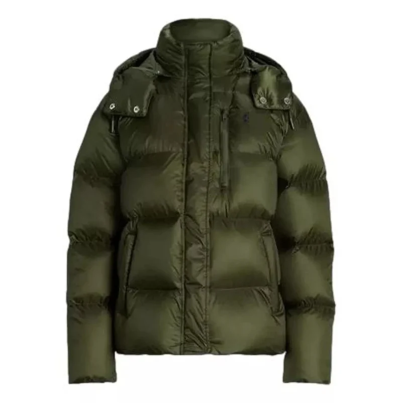 Polo Ralph Lauren Quilted Puffer Olijfkleur - Match Laren