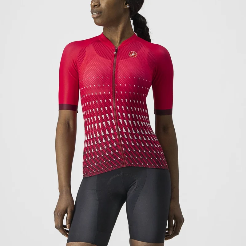 CASTELLI CLIMBER'S 2.0 WOMEN JERSEY RASPBERRY/WHITE/BORDEAUX 單車衫
