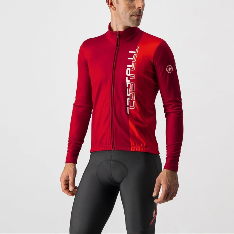 CASTELLI TRAGUARDO JERSEY FZ PRO RED 單車衫