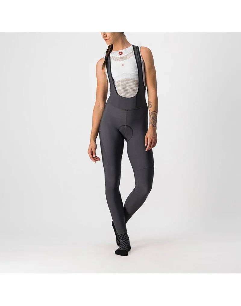 CASTELLI VELOCISSIMA BIBTIGHT DARK GRAY 女裝 單車褲