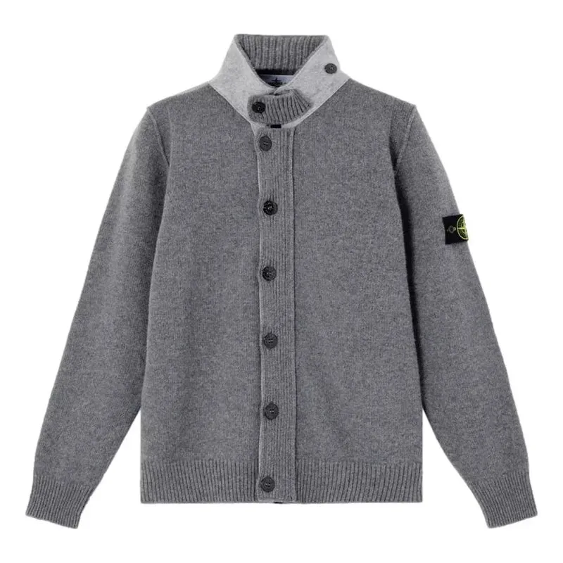 Stone Island Lamswol Trui Grijs - Match Laren