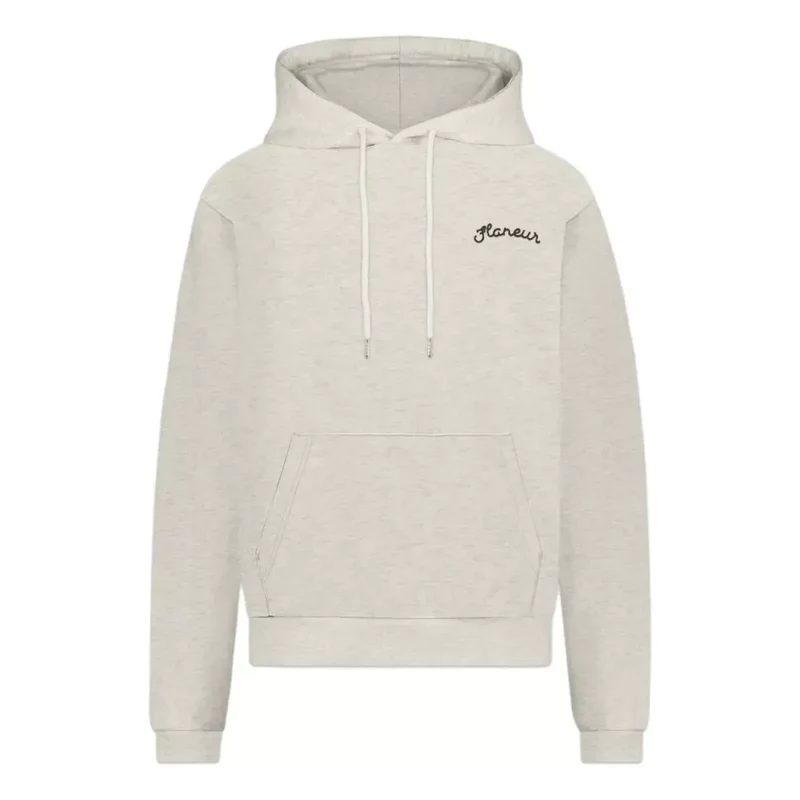 Flaneur Sweater Signature Hoodie Grijs - Match Laren