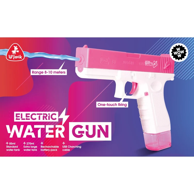 Elektrisch Waterpistool Roze