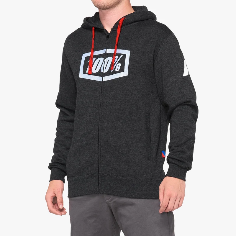 SYNDICATE Zip Hoodie Fleece Black