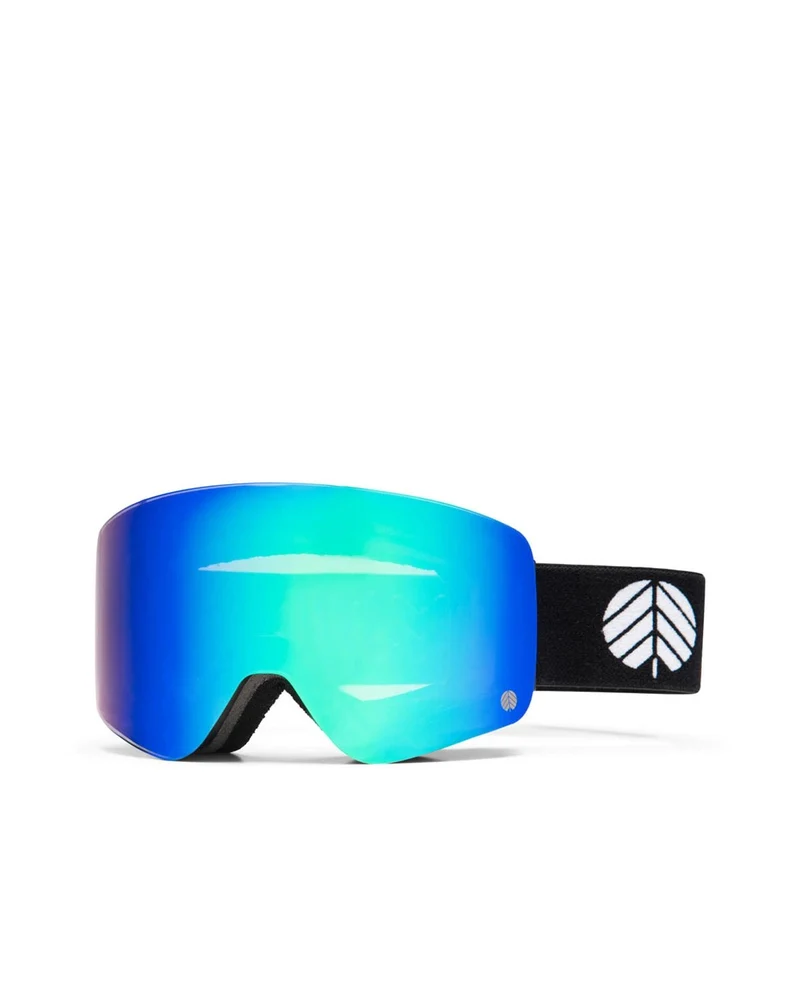 Behind The Pines Nimbus Matte Black White / Aurora Green