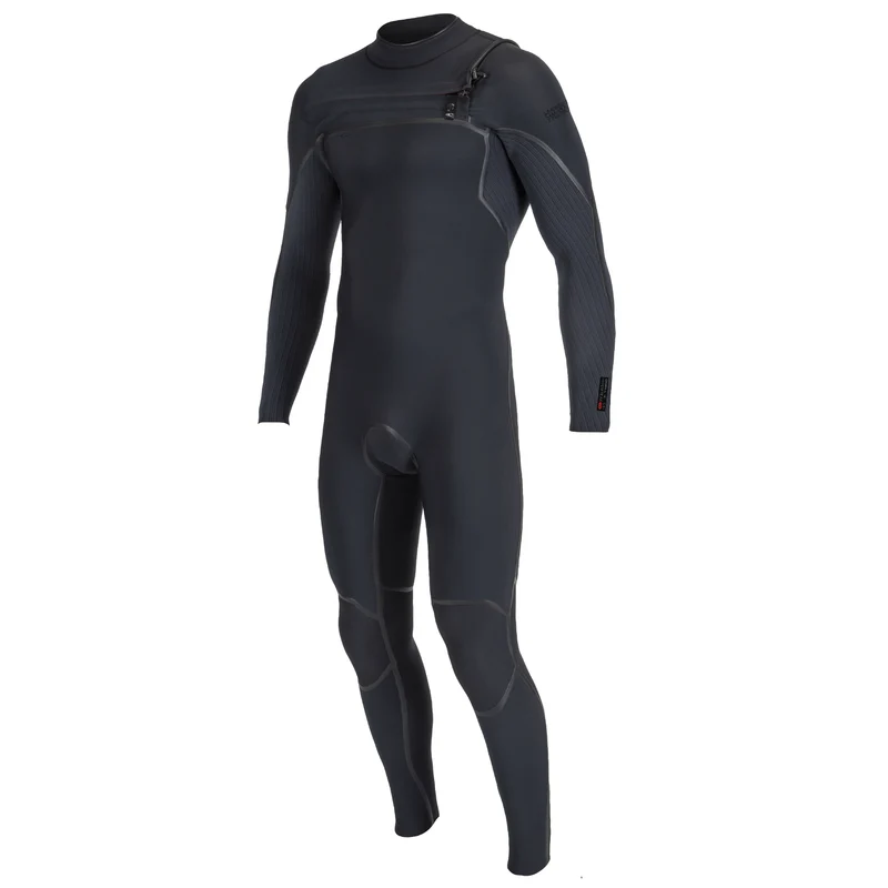 O'neill Hyperfreak Fire 5/4+ MM Men Chest Zip Full Black-Black