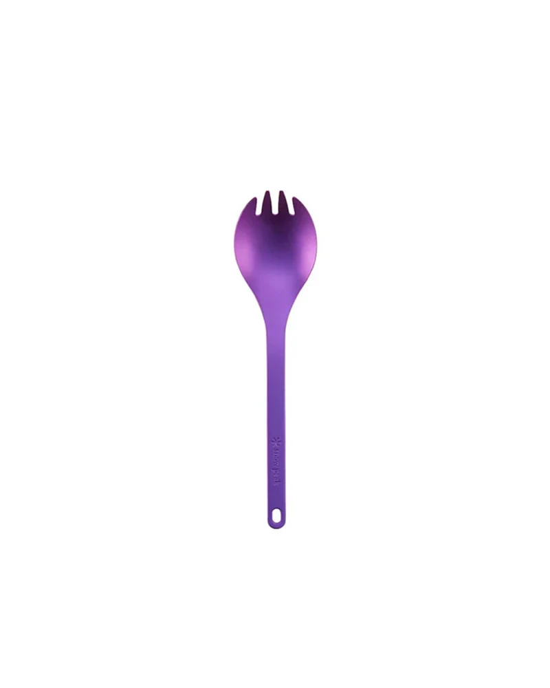 Snow Peak Titanium Colour Spork Purple