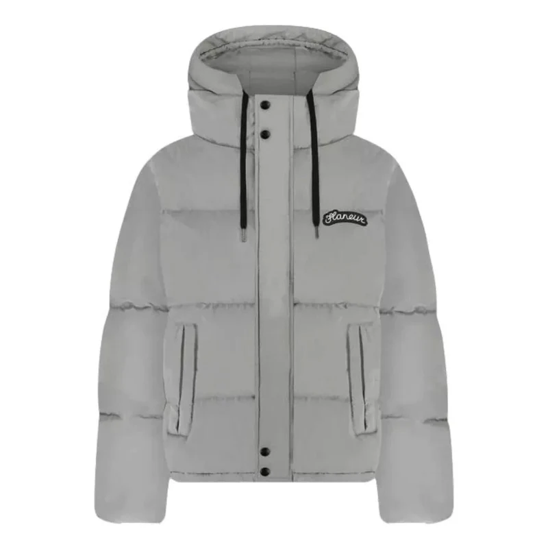 Flaneur Signature Puffer Jacket Grijs - Match Laren